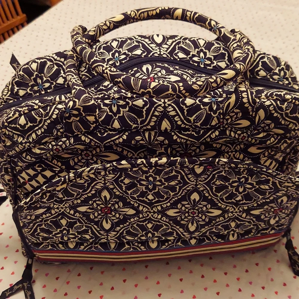 VERA BRADLEY laptop/handbag/wristlet 3 piece set